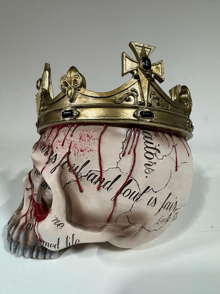 Macbeth Skull Decoration from the Play by William Shakespeare