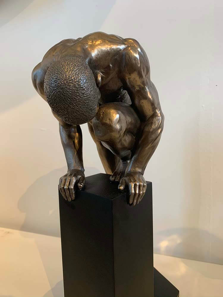 Body Talk Figurines - Art Inspired Nude Male Sculptures 