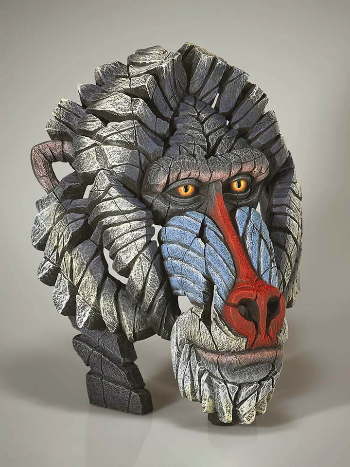 Mandrill bust by Edge Sculpture