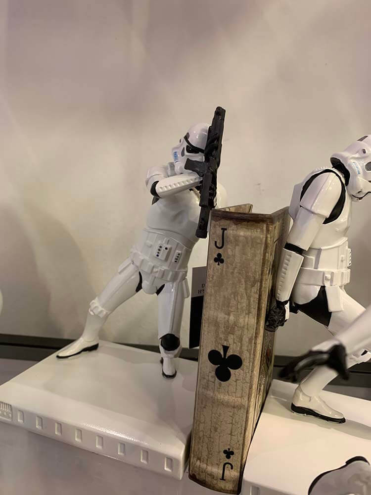 Officially Licensed Star wars stormtrooper bookends, Original stormtrooper bookend figurines