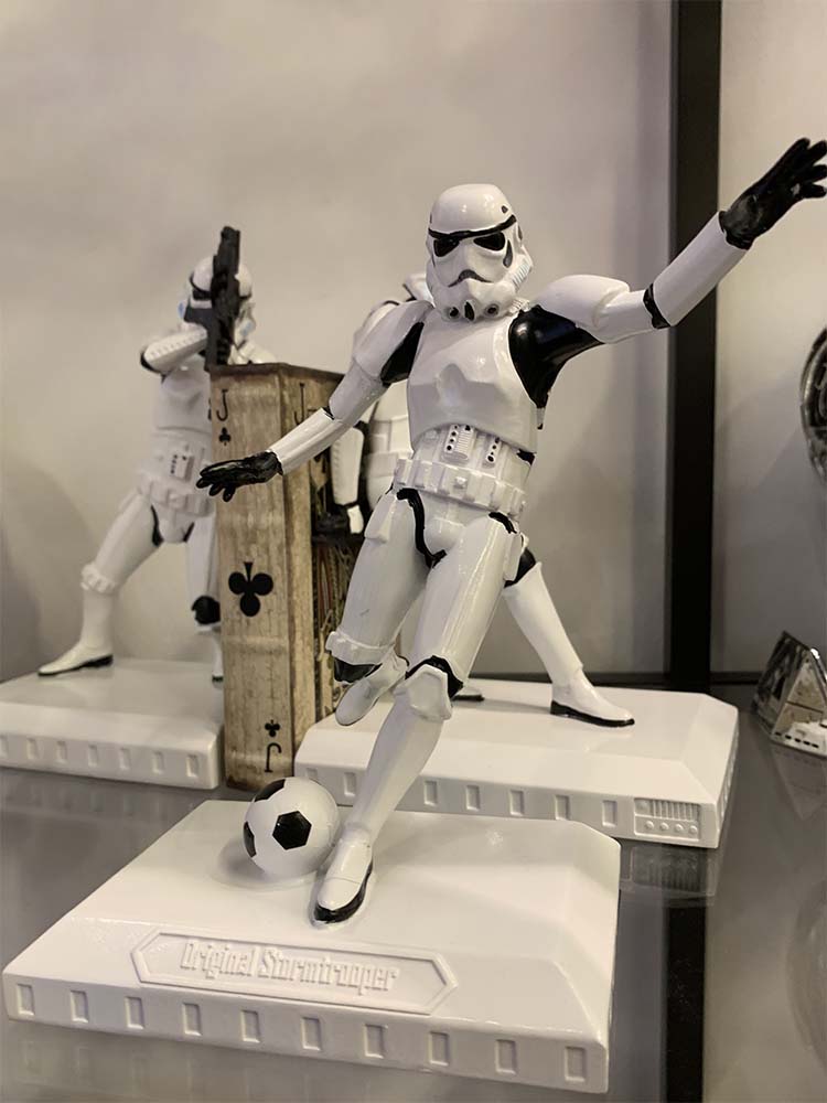 Officially Licensed Stormtrooper Back of the Net Footballer Figurine