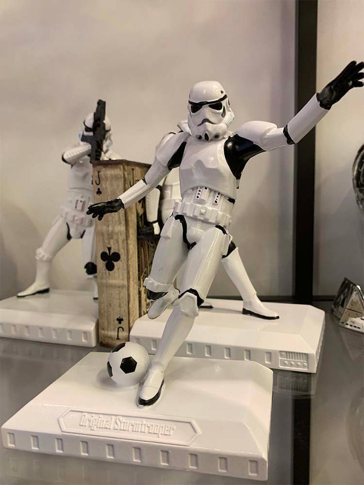 Officially Licensed Stormtrooper Back of the Net Footballer Figurine