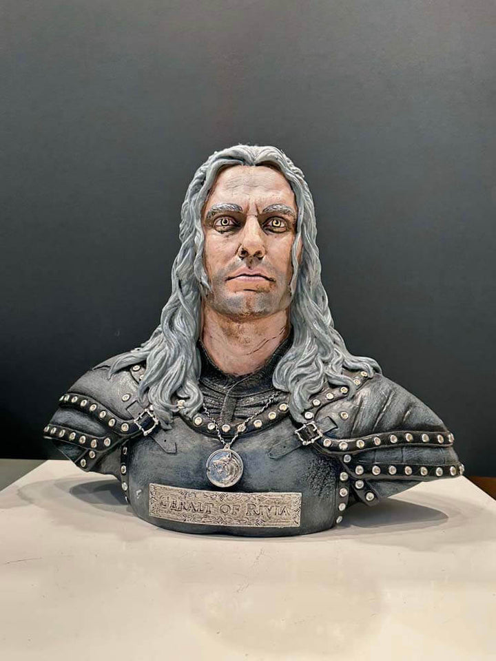 Geralt of Rivia Bust, A fictional character and the protagonist of The Witcher series
