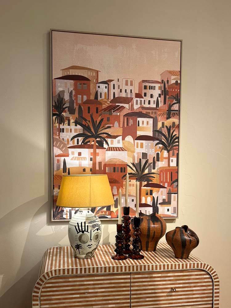 Palermo Sicily Italy Framed Canvas Wall Art – Italian Cityscape Décor, Framed Italian wall décor, Palermo canvas print, Sicily Island 