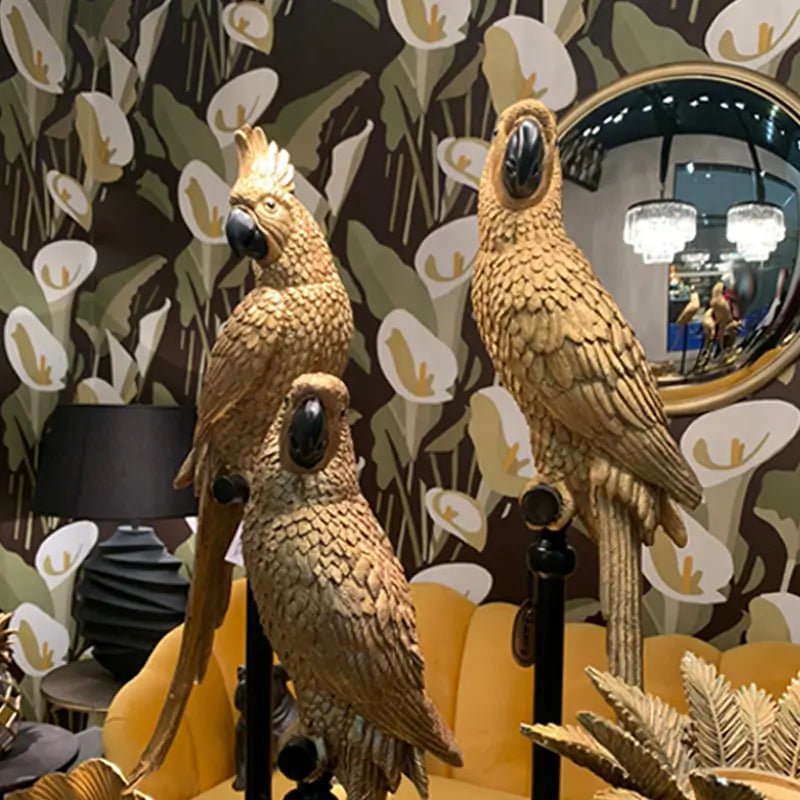 Explore botanical home décor with wall pictures, gold parrot ornaments, artificial plants, leaf & butterfly wall mirrors. Perfect for tropical and nature-inspired interiors