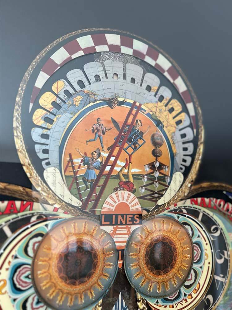 Ace of hearts and ace of club wall picture