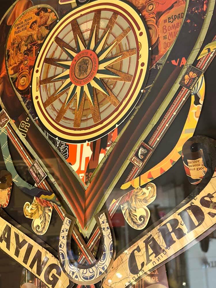 Ace of hearts and ace of club wall picture