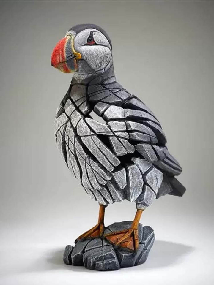 Puffin Bird Figure Small Garden Ornament by Edge Sculpture