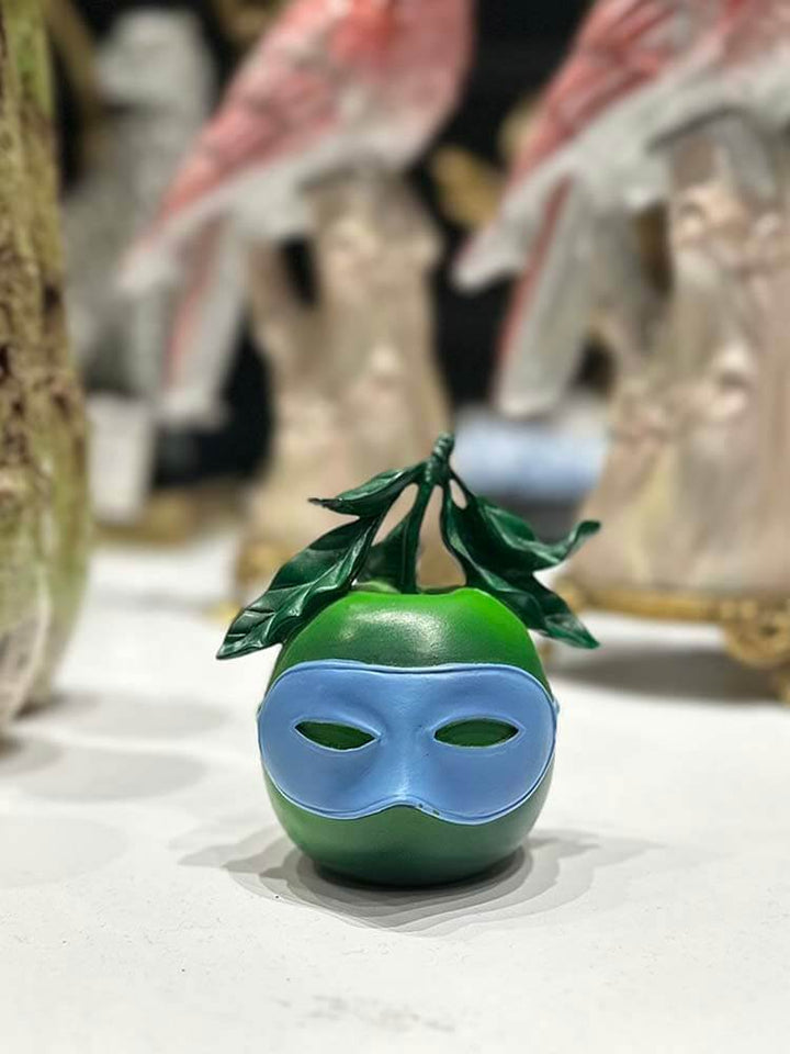 The Son of Man, Green apple ornament,  1964 Oil on canvas by René Magritte  