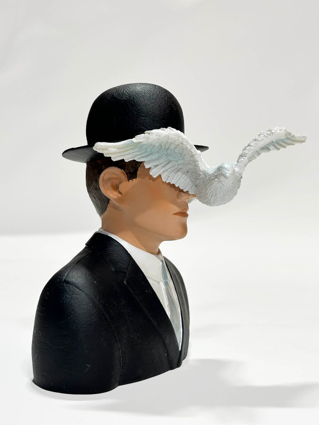 Man In A Bowler Hat statue 