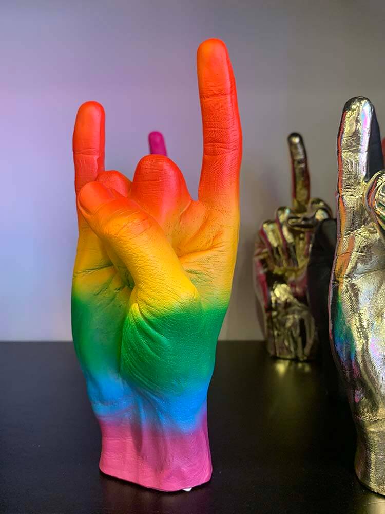 Rock You Hand Sculpture