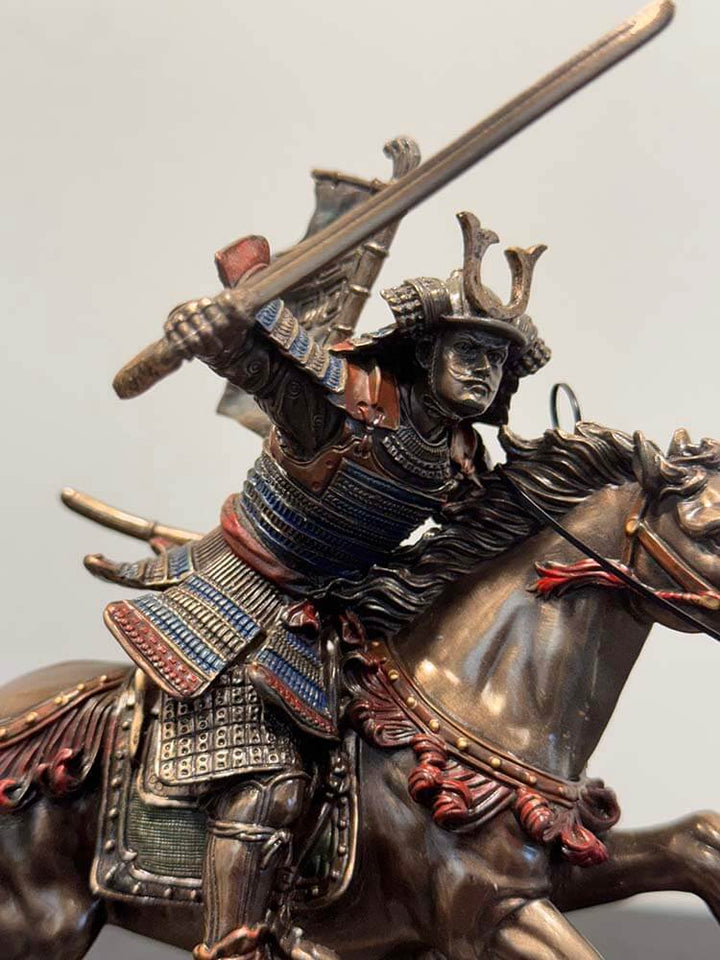 Japanese Samurai warrior sculpture