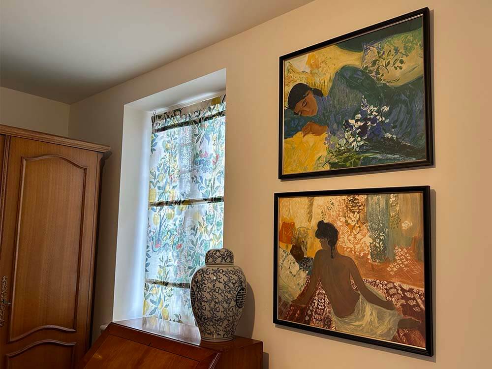 Schumacher Good Vibration Citrus Garden Fabric Curtains and drapery 