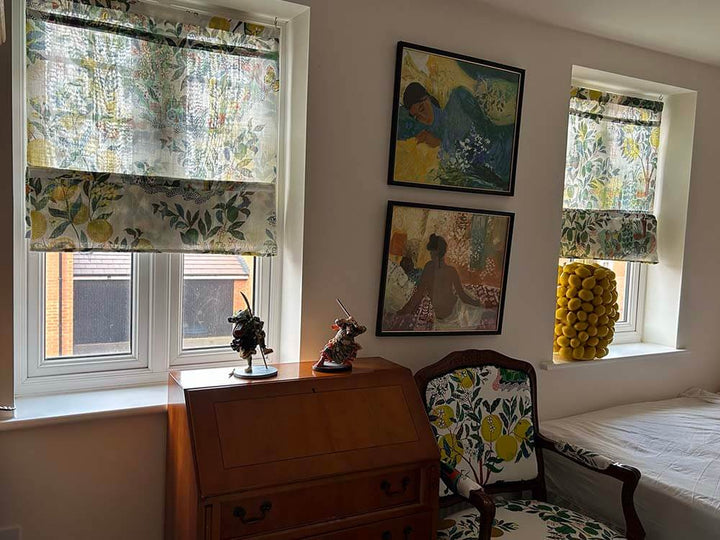 Schumacher Good Vibration Citrus Garden Fabric