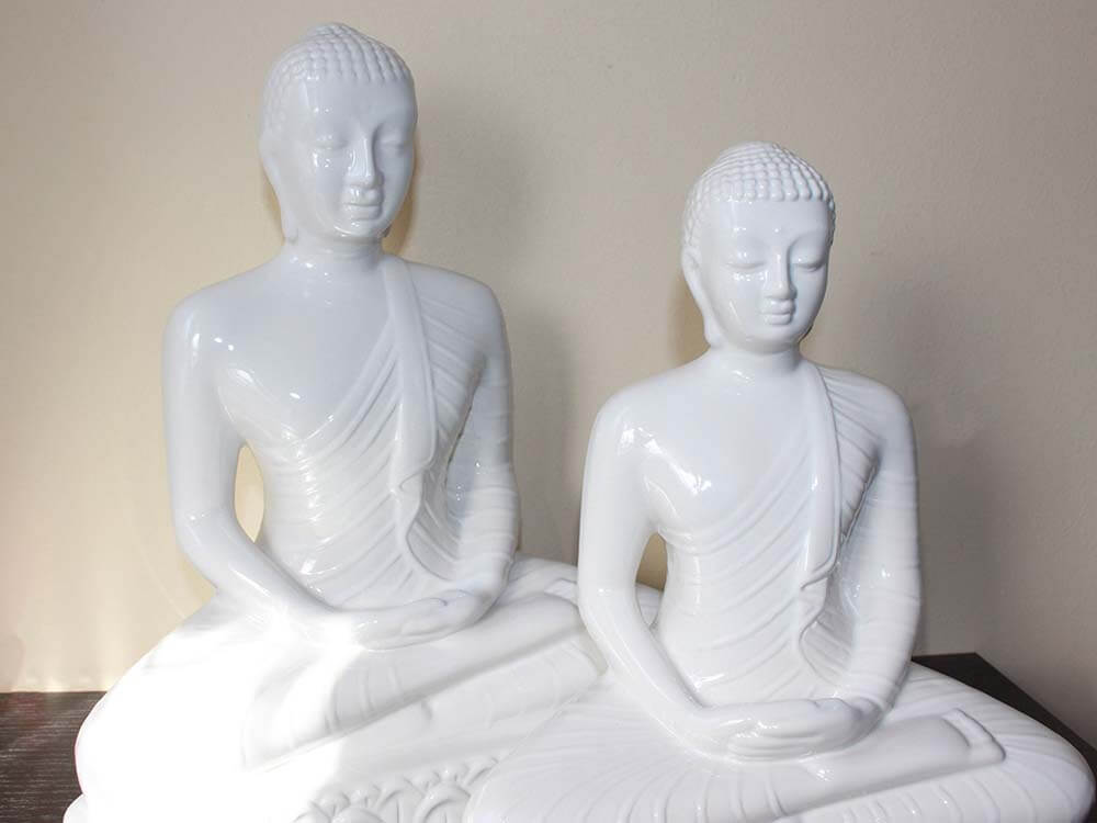 meditation Buddha statue by The Dutch Hospital