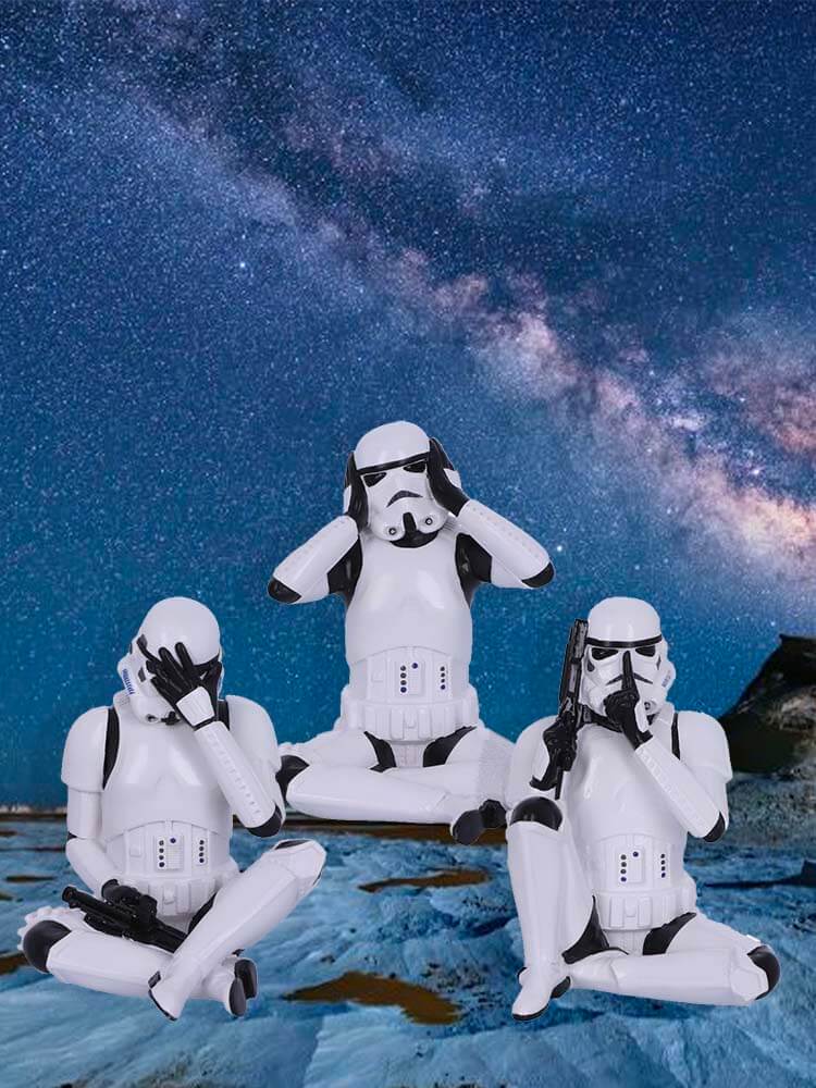 Three Wise Stormtroopers, Star Wars Licenced, 3 wise monkeys