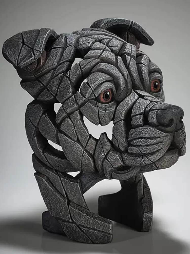 Edge Staffordshire Bull Terrier Bust by The Dutch Hospital