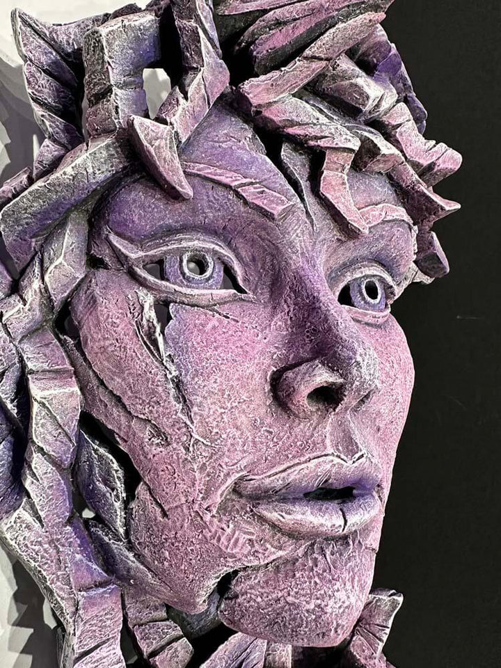 Venus Bust Amethyst Purple Edge Sculpture, 38cm