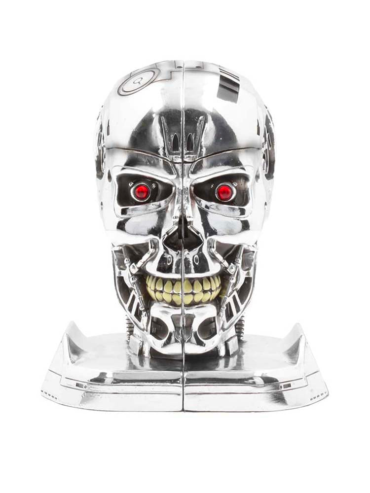 Terminator 2 Robotic Head Bookends