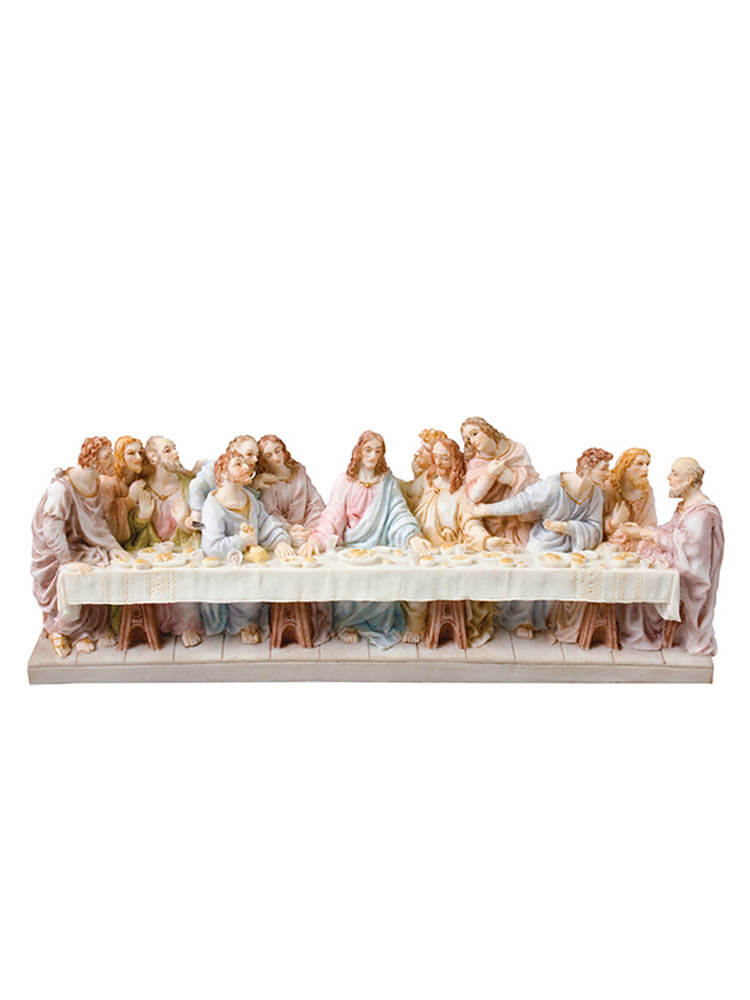The Last Supper 3D Replica Statue, Small, Light Colour, 23cm