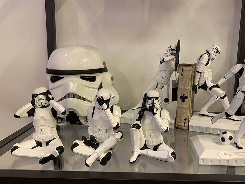 Three Wise Stormtroopers figurines, Star Wars Licenced 