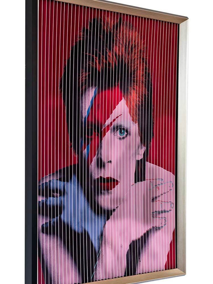 David Bowie Large Wall Art, Ziggy Stardust Kinetic Picture, 120cm