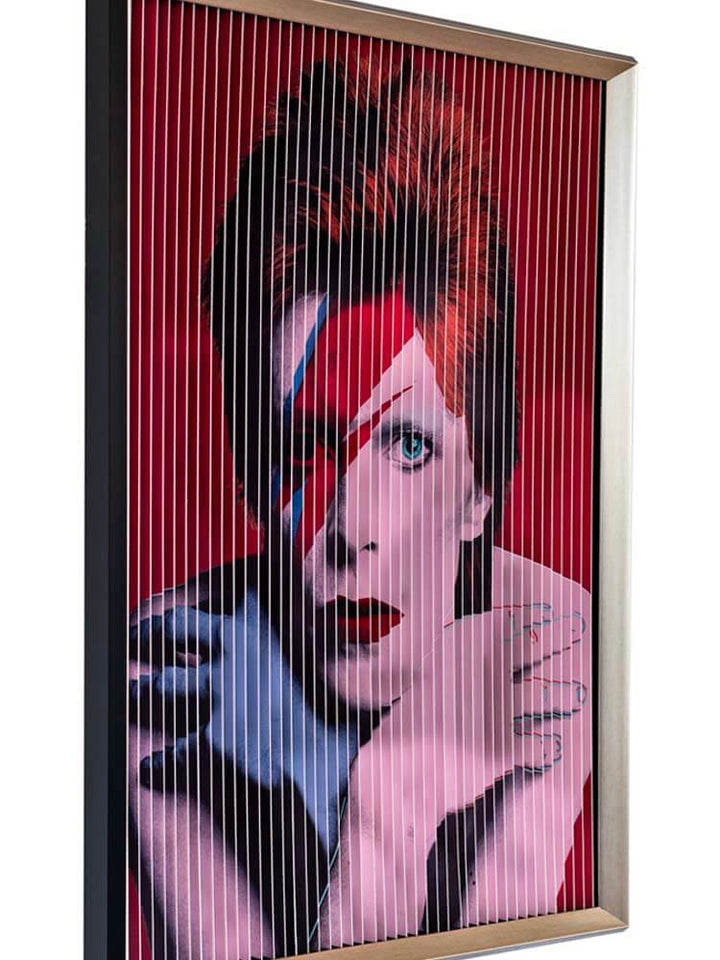 David Bowie Wall Art Large, Ziggy Stardust Kinetic Picture, 120cm