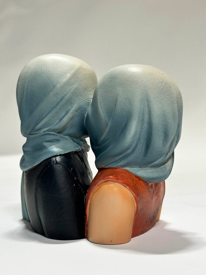 The Lovers, René Magritte Sculpture, 24cm