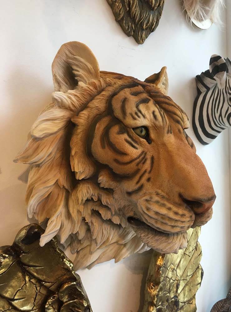 Large Tiger Wall Head, Bengal Tiger Jungle Book 