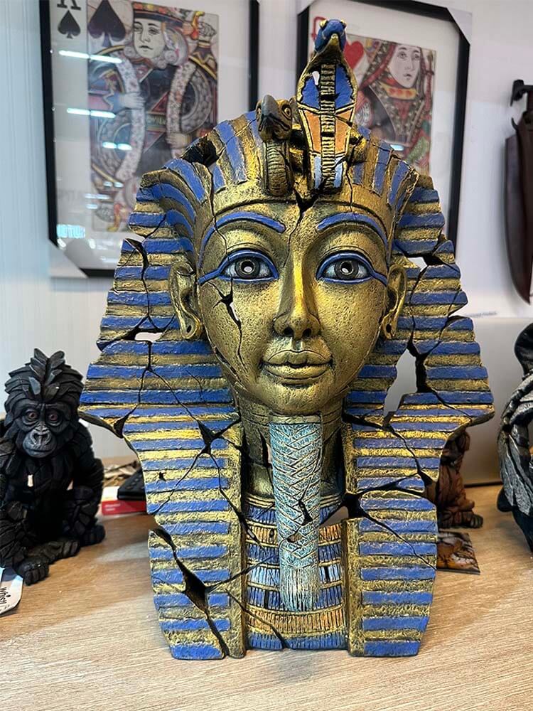 Egyptian King Tutankhamun statue by Edge Sculpture 