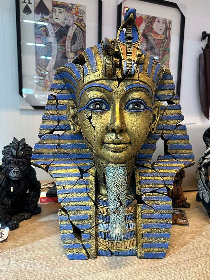 Egyptian King Tutankhamun statue by Edge Sculpture 