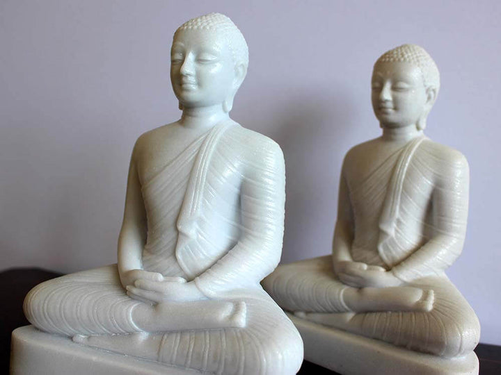 Buddha , White Buddha statue, Buddhist 