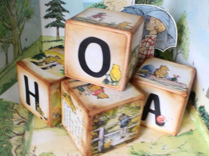 Winnie the pooh wooden blocks