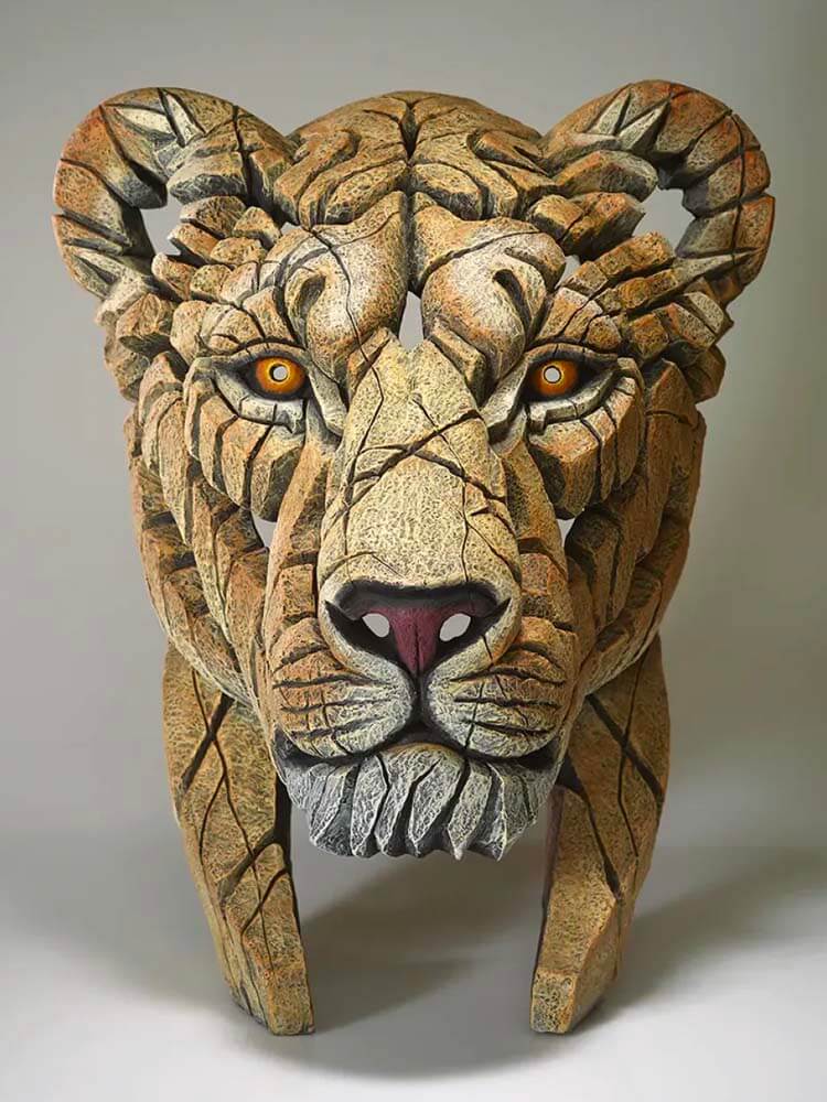 Edge sculptures' Yuna the Lioness from The Big Cat Sanctuary