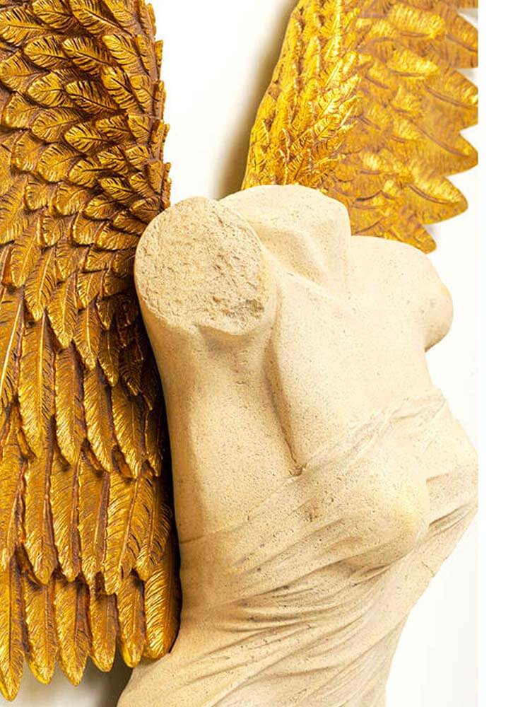 Winged Angel Gold, oversized gold wings
