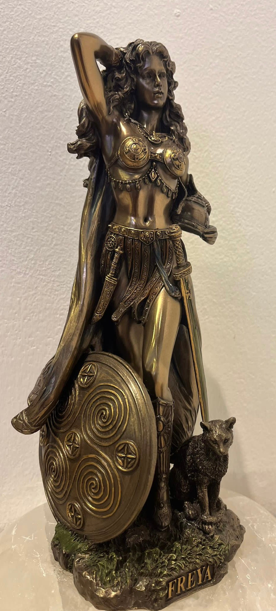 Greek Goddess Sculpture -Freya Goddess of Love Figurine