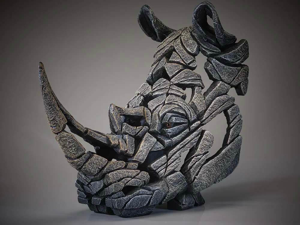 life size rhino statue