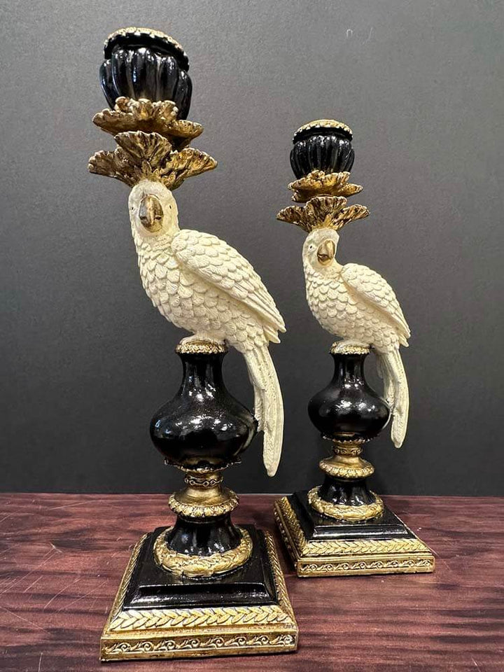 Decorative Parrot Candle Holder by The Dutch Hospital