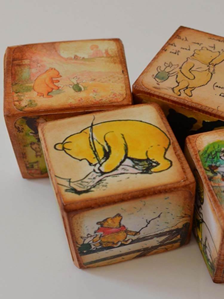 Winnie the Pooh wooden blocks