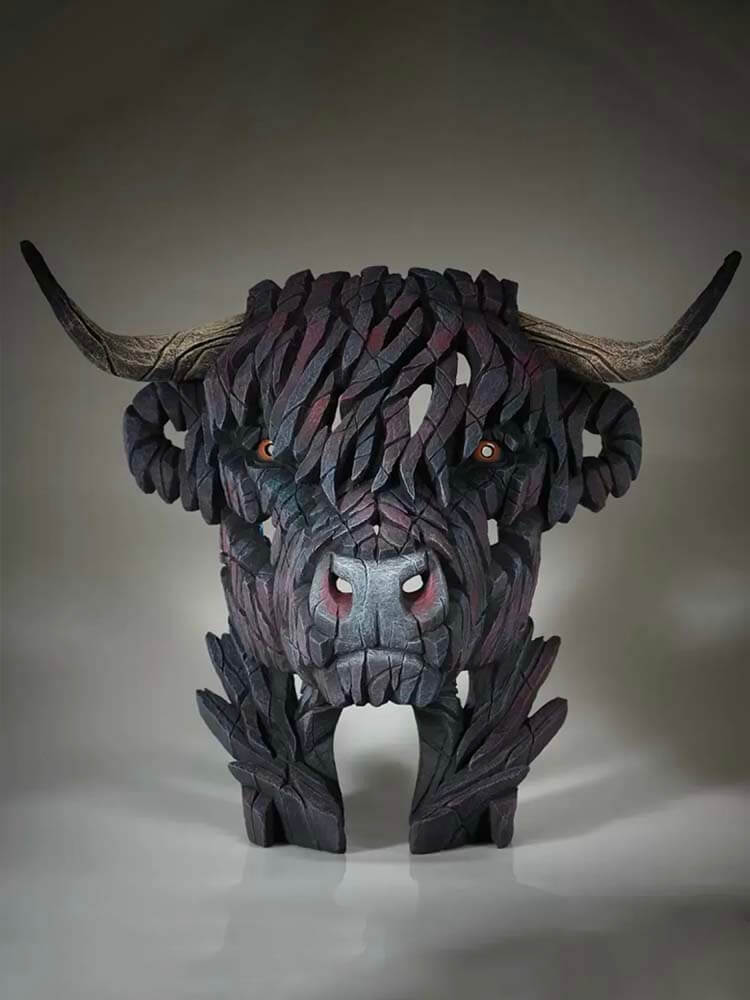 highland cow head by EDGE