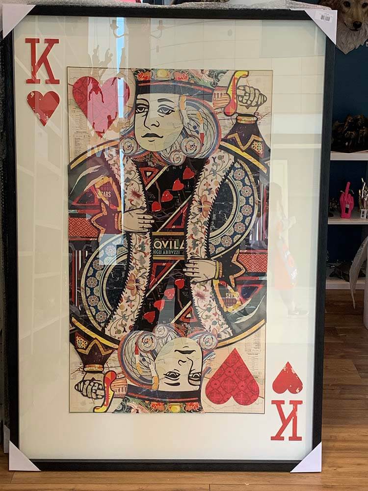 Playing Card 3D Collage wall decoration art
