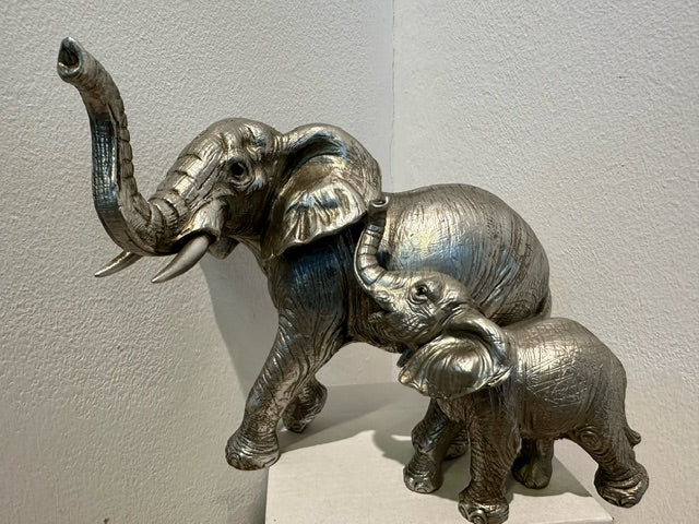 Bronze /Silver  Elephant Figure, Small Elephant,