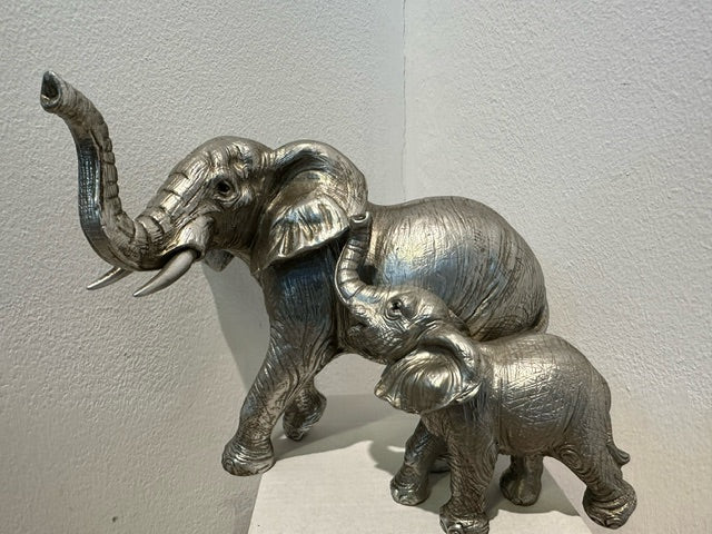 Bronze /Silver  Elephant Figure, Small Elephant,