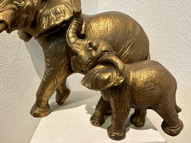 Bronze /Silver  Elephant Figure, Small Elephant,