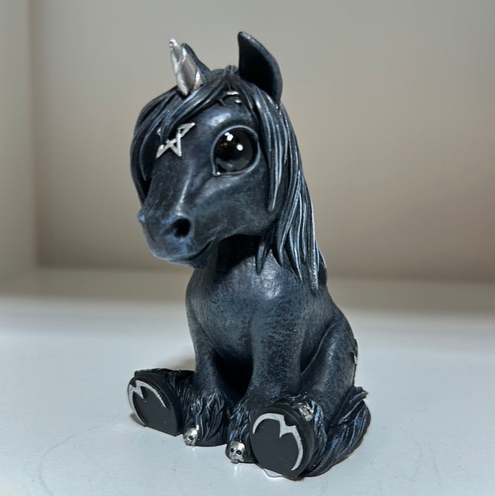 Culticorn Gothic  Unicorn Figurine