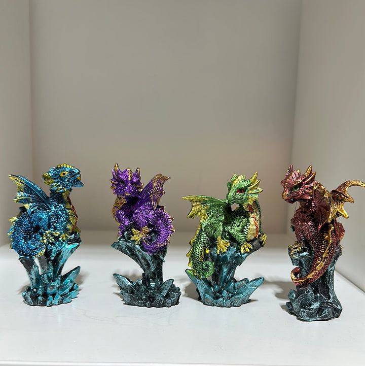 Dragonling Brood - dragon crystal figurines