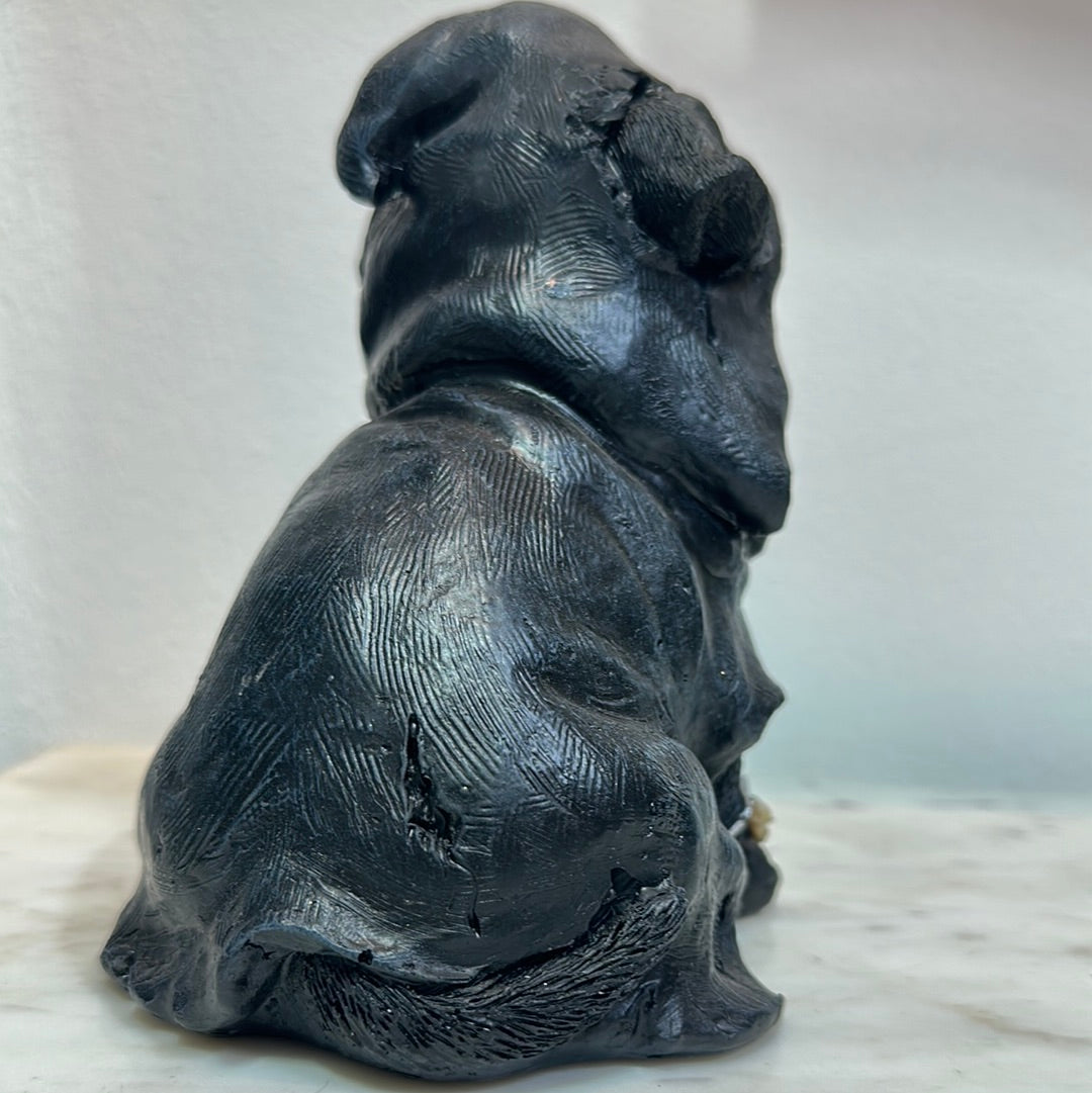 Reapers Canine Cloaked Grim Reaper Dog Figurine