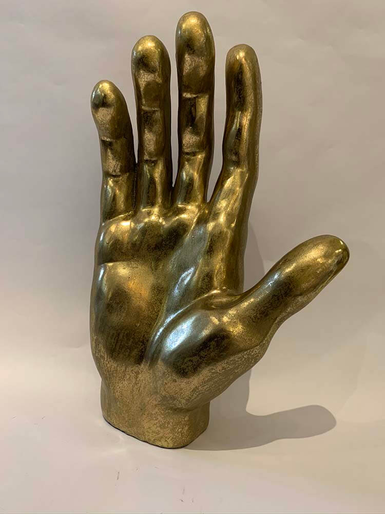 Extra Large Gold Hand Sculpture