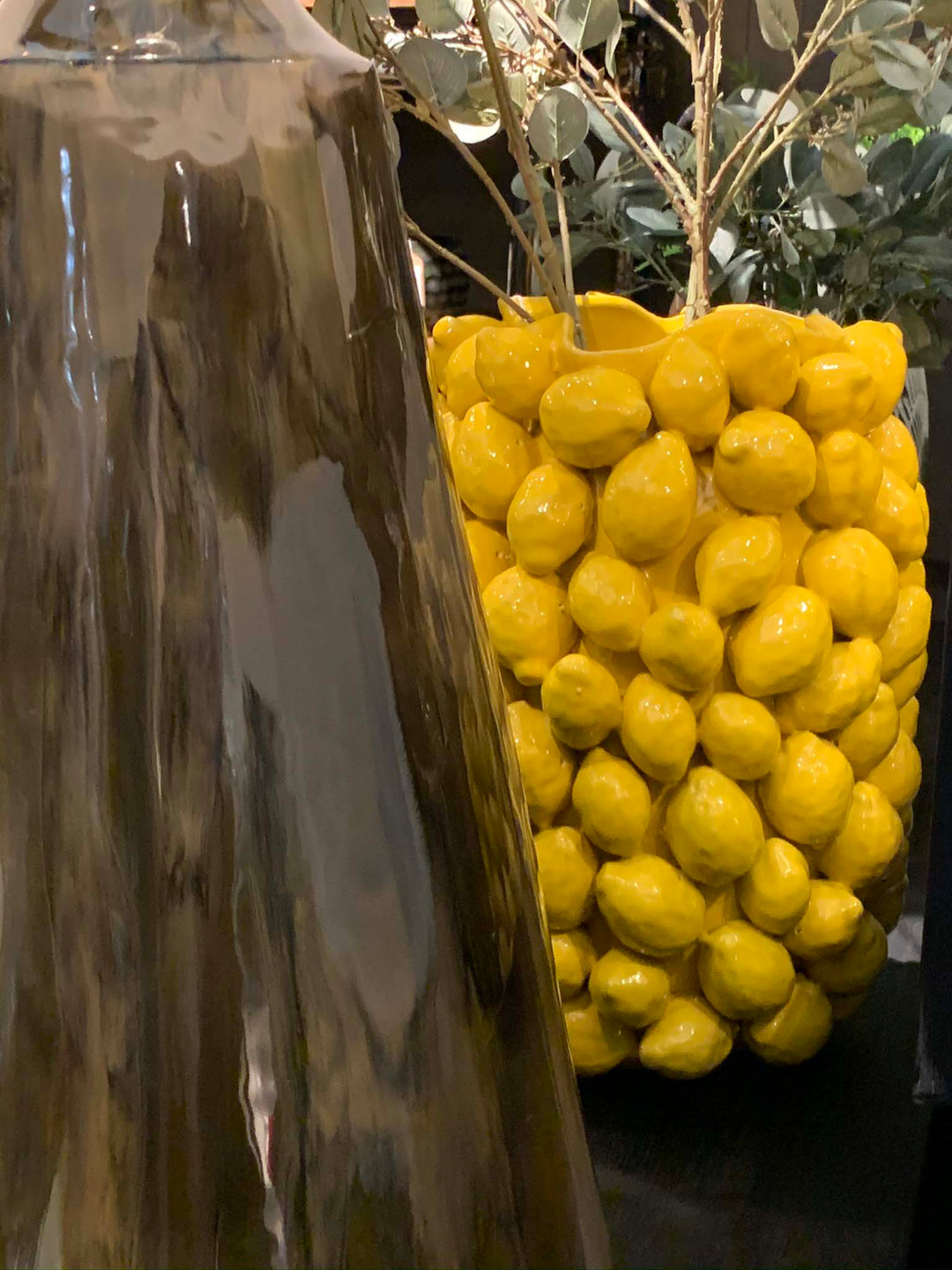 Yellow Lemon Vase 
