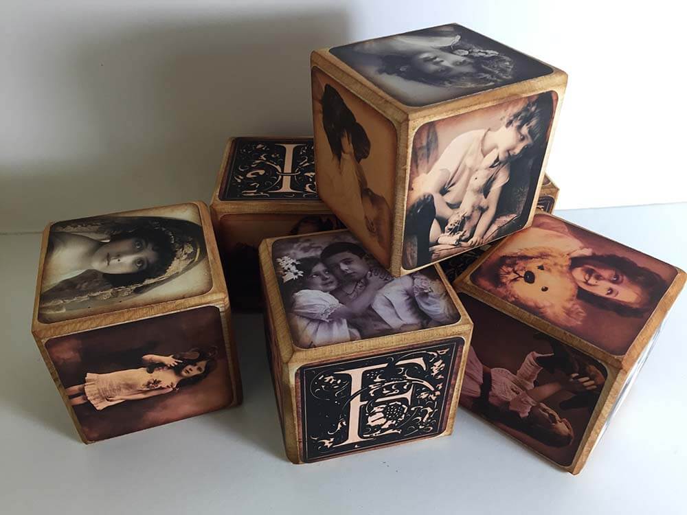 old fashion wooden blocks, wedding couple photo blocks